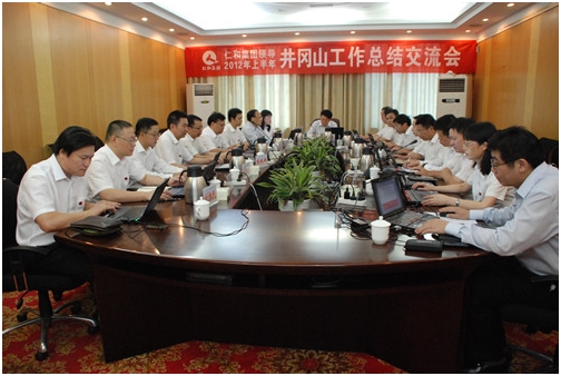 集團(tuán)公司召開2012年上半年工作總結(jié)交流會